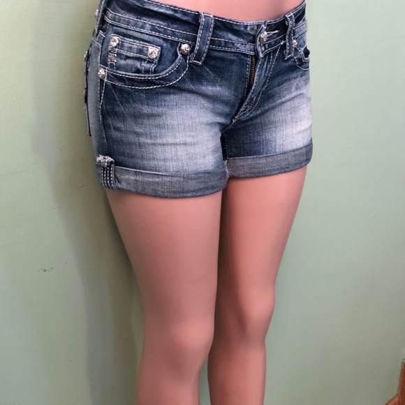 Miss Me Women's Blue Jean Shorts - Size 27